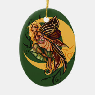 Autumn Fairy Ceramic Tree Decoration