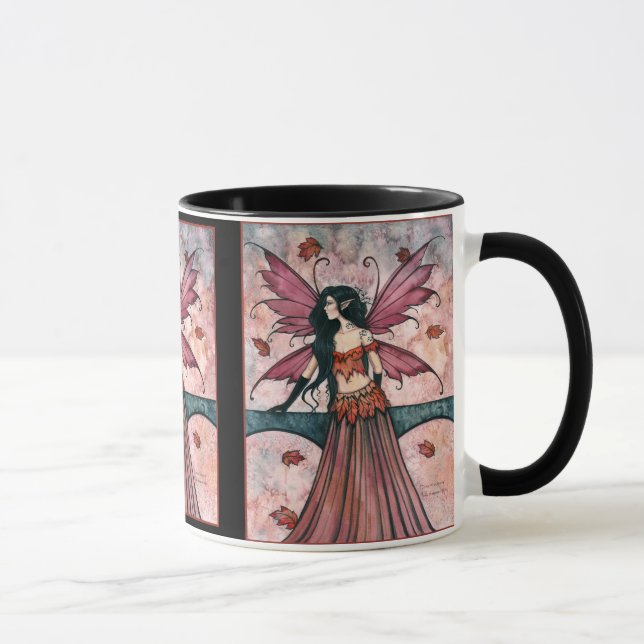 Autumn Fairy Coffee Mug by Molly Harrison (Right)