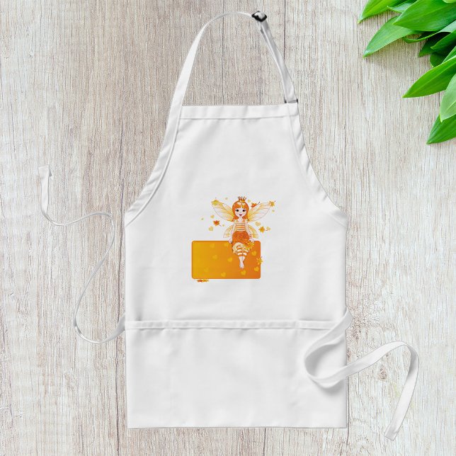 Autumn Fairy Princess with Orange Leaves and Crown Standard Apron (Creator Uploaded)