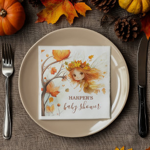 Autumn Fairy Woodland Napkin