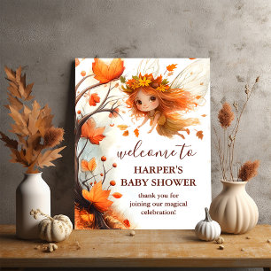 Autumn Fairy Woodland  Poster