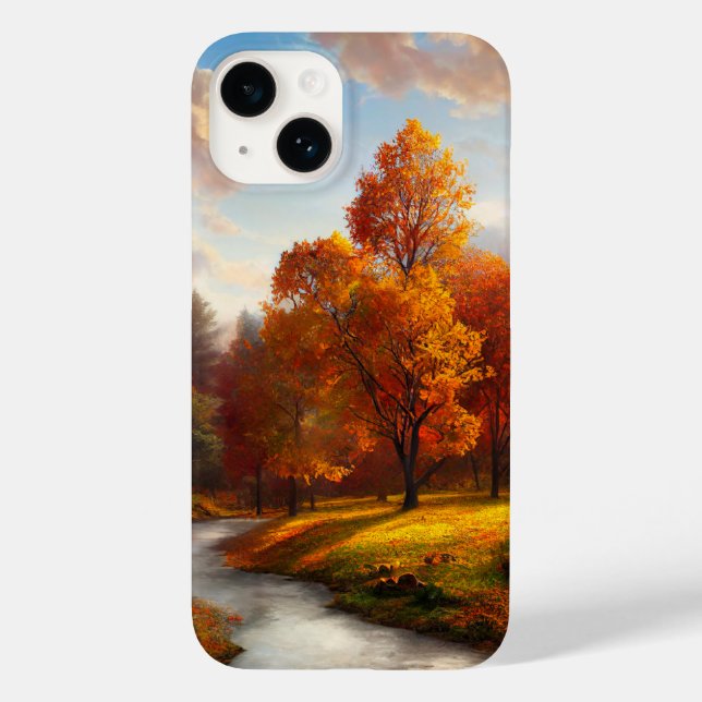 Autumn Fall Aesthetic Case-Mate iPhone Case (Back)