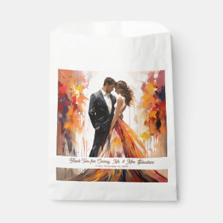 Autumn Fall Artistic Wedding Favour Bag