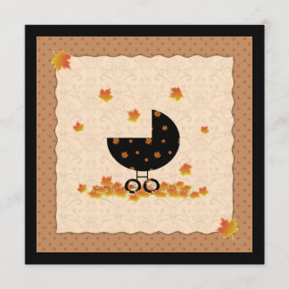 Autumn Fall Baby Shower Invites Gender Neutral