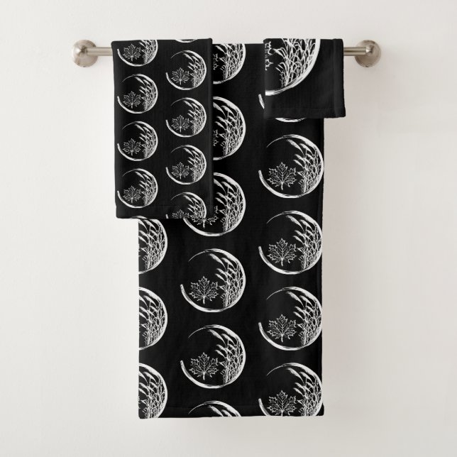 Autumn / Fall Crest Bath Towel Set (Insitu)