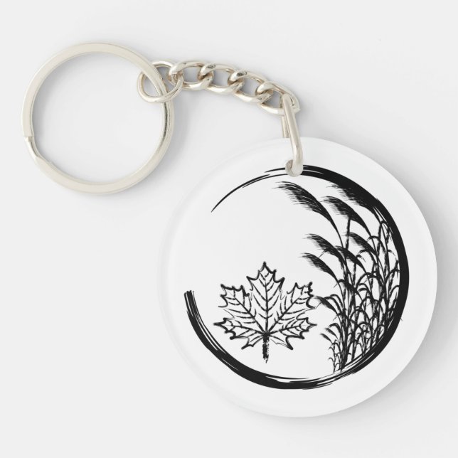 Autumn / Fall Crest Key Ring (Front)