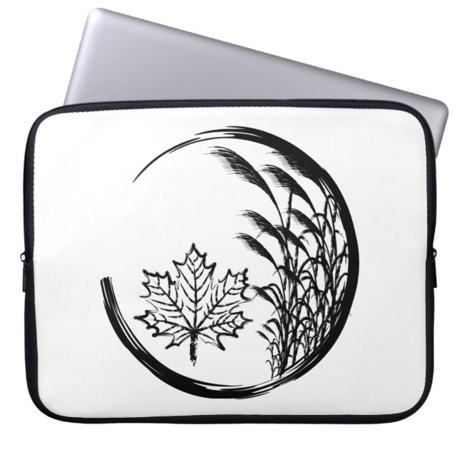 Autumn / Fall Crest Laptop Sleeve (Front)
