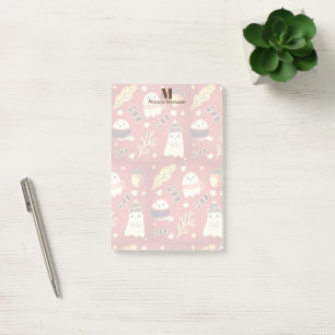 Autumn Fall Cute Spooky Ghosts Post-it Notes