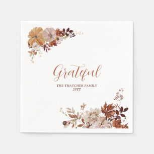 Autumn/Fall  Friends giving /Thanks giving Dinner Napkin