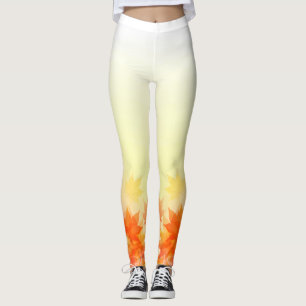 Autumn Fall Gradient Leggings