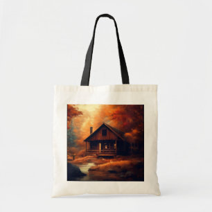 Autumn/Fall/Halloween/rustic painting Tote Bag