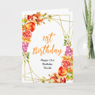 Autumn Fall Harvest Baby Shower Card