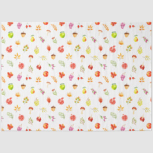 Autumn Fall Harvest Pattern Tissue Paper
