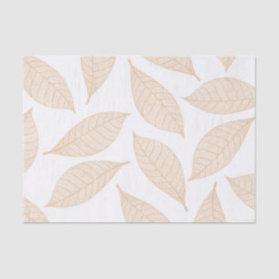 Autumn Fall Leaf Skeletons Tissue Paper