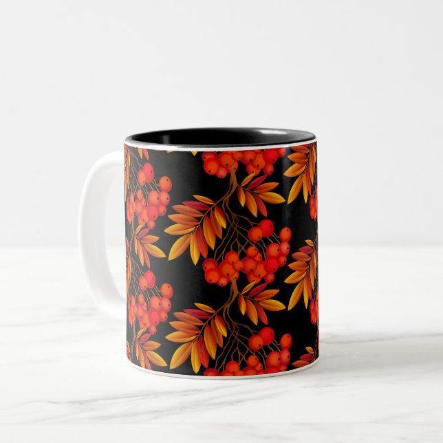 Autumn Fall Leaves Mug (Front Left)