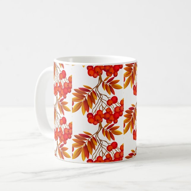 Autumn Fall Leaves Mug (Front Left)