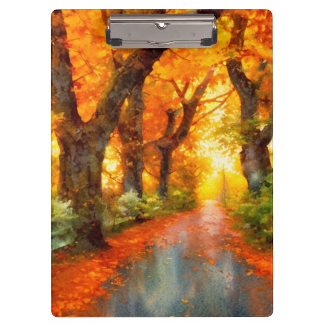 Autumn/Fall/Leaves/nature  Clipboard (Front)