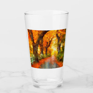 Autumn/Fall/Leaves/nature Glass