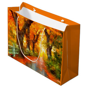 Autumn/Fall/Leaves/nature Large Gift Bag