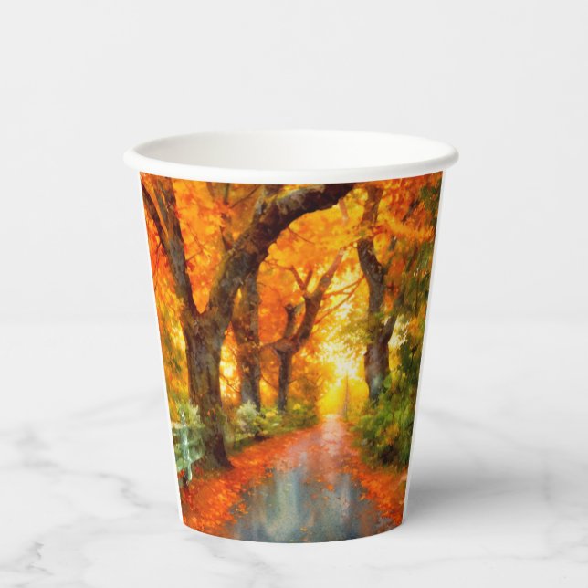 Autumn/Fall/Leaves/nature  Paper Cups (Front)