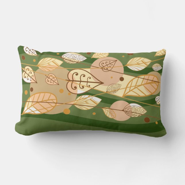 Autumn Fall Leaves Pillow (Front)