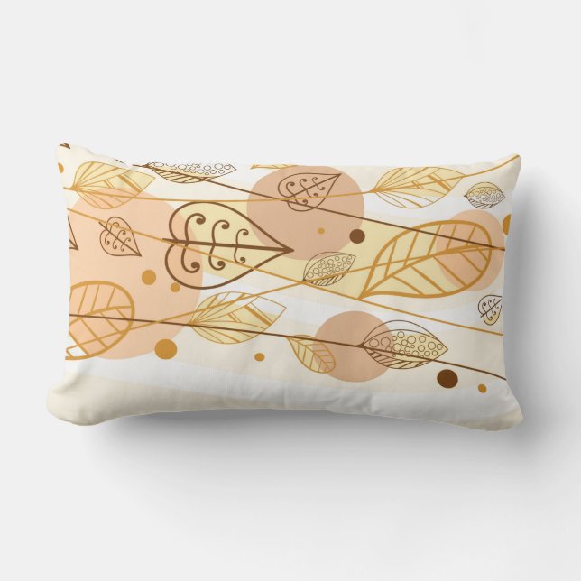 Autumn Fall Leaves Pillow (Front)