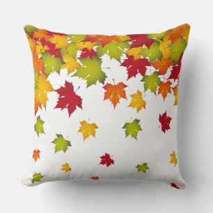 Autumn Fall Leaves Pillow