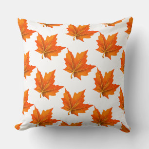Autumn Fall Leaves Pillow