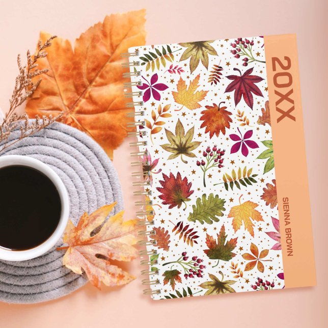 Autumn Fall Leaves Rustic Planner (Autumn Fall Leaves Rustic Planner)