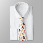 Autumn Fall Leaves Terracotta Brown Boho Pattern  Tie<br><div class="desc">Autumn Fall Leaves Terracotta Brown Boho Pattern</div>