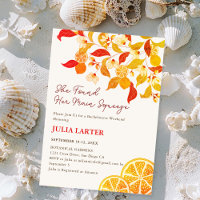 Autumn Fall Lemon Tea Party Bachelorette Party