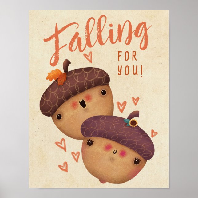 Autumn Fall Love Halloween Thanksgiving  Poster (Front)