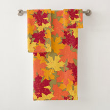 Autumn Fall Maple Leaves Pattern