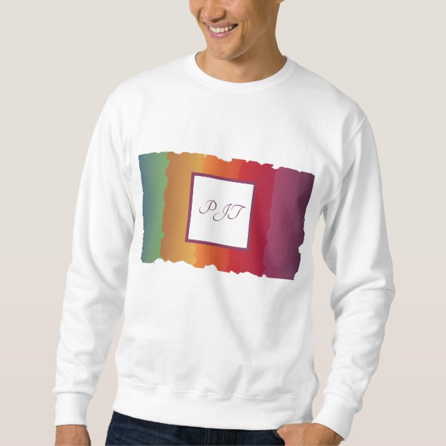 Autumn Fall Mens' Sweatshirt Monogram (Front)