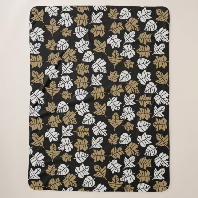 Autumn Fall Nature Transition Sherpa Blanket (Front)