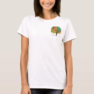 Autumn Fall Pattern Savvy Art Destiny Digital T-Shirt