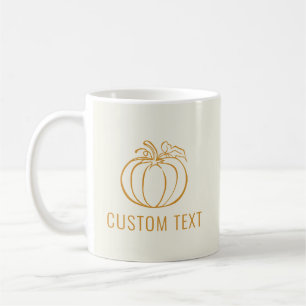 Autumn Fall Pumpkin Thanksgiving design Coffee Mug
