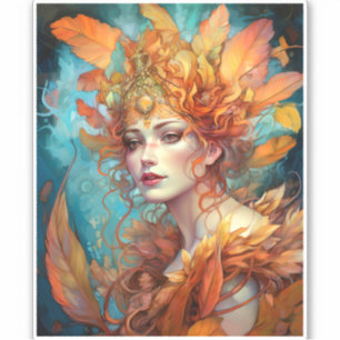 Autumn Fall Queen Goddess Fantasy Art