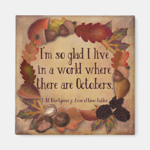 Autumn / Fall quote magnet
