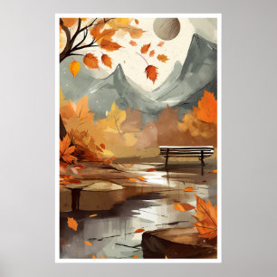 Autumn / Fall Scene Poster