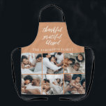 Autumn Fall Thankful Grateful Blessed Family Photo Apron<br><div class="desc">Autumn Fall Thankful Grateful Blessed Family Photo Apron</div>