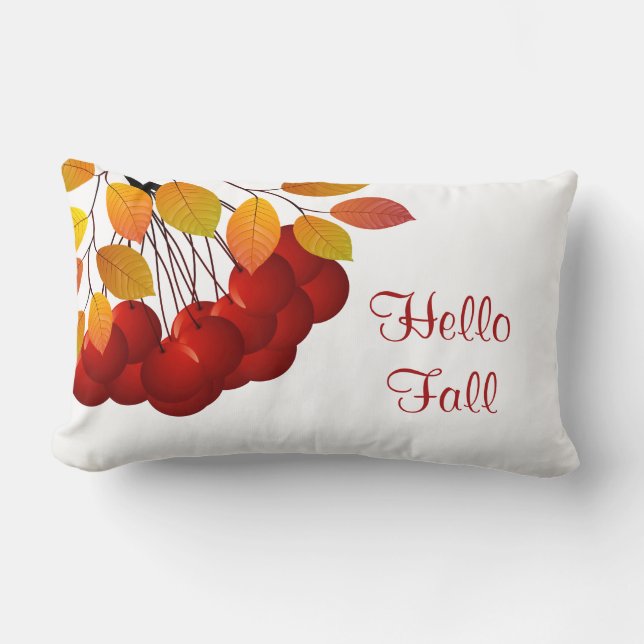Autumn Fall Throw Pillow (Front)