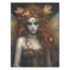 Autumn Fall Woodland Gothic Fairy Decoupage Paper