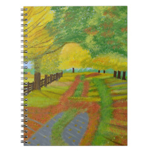 Autumn- Fallen Leaves Spiral Notebook