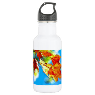 Autumn Falling Leaves 532 Ml Water Bottle
