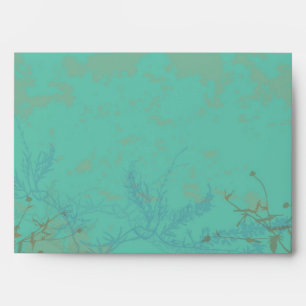 Autumn Falling Leaves Matching Custom Envelope