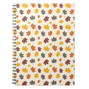 Autumn Falling Leaves Notebook