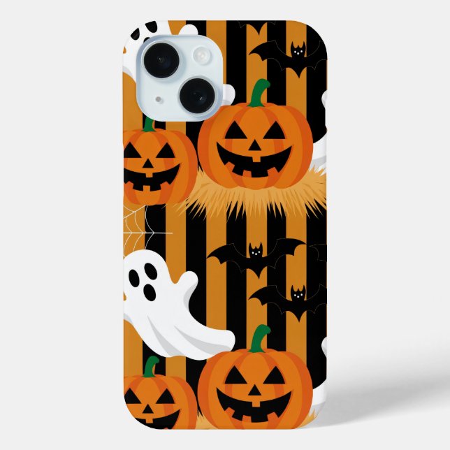 Autumn Falling Leaves Pumpkin Spice Fall Season Case-Mate iPhone Case (Back)