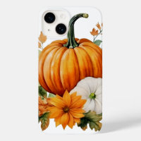 Autumn Falling Leaves Pumpkin Spice Harvest Happy