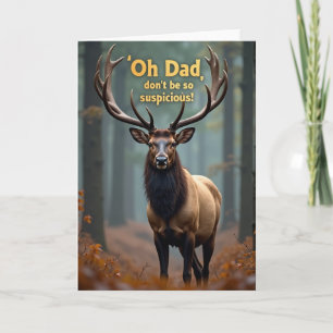 Autumn Fathers Day Stag Card